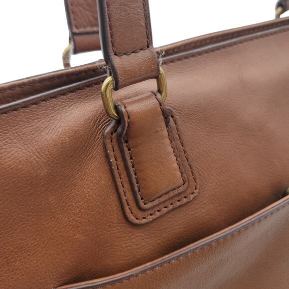 Fossil Leather Tote Bag - Picture 9 of 16